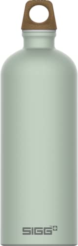 SIGG Traveller MyPlanet™ Repeat Plain Trinkflasche (1.0 L), klimaneutrale und auslaufsichere Trinkflasche, federleichte Trinkflasche aus Aluminium, Made in Switzerland