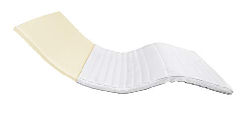 Premium Visco Topper 130 x 200 cm - 6 cm hoch - Anpassungsfähige, viscoelastische Matratzenauflage 130 x200 - Hochwertiger Lyocell-Bezug - Viskose Topper 6cm hoch - Made in Germany