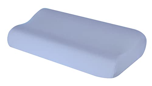 Theonoi Kissenbezug Kissenhülle für Nackenkissen Nackenstützkissen Gesundheitskissen aus Baumwolle für Größen von 35x60 bis 45x75 cm (Hellblau 102)