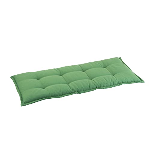 Homeoutfit24 Sylt Bankkissen, Made in Europe, Polsterauflage, Gartenbank-Auflage, Polsterkissen, Material: Schaumstoff & Polyester, Oeko-TEX® Standard 100, grün