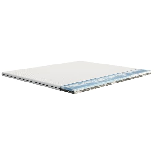 Emma Premium Matratzen Topper, 6cm dick, wendbarer HRX-Schaum für anpassbaren Komfort, Atmungsaktiv und Waschbar mit UltraDry-Bezug, 180x200cm, Hergestellt für Springbetten und Schlafsofas