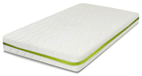 Best for Home Matratze Easy Active für Kinder und Erwachsene in 4 Farben und 15 Größen (160x200, Grün)