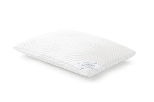 TEMPUR Comfort Medium Schlafkissen, klassisches Kissen für alle Schlafpositionen, waschbarer Bezug, MADE IN GREEN by OEKO-TEX, Liegegefühl mittelfest, 80 x 40 cm