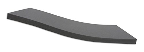 Dibapur ® Black: Orthopädische Kaltschaummatratze/Akustikschaumstoff - H2 - (70x200x5 cm) Ohne Bezug - Made in Germany