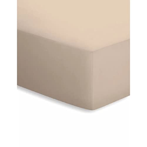 Bassetti Spannbetttuch für Boxspringtopper Uni Farbe Creme 40/755 Größe 90x190 100x220cm