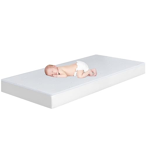 BedStory Babymatratze 70 x 140 für Babybett und Kinderbett,verstellbare Härte 12cm Höhe atmungsaktive Kindermatratze mit abnehmbarem und waschbarem Bezug, Oeko-TEX Standard 100 Zertifiziert