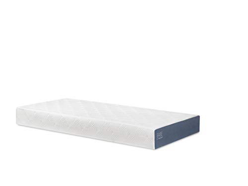 EASE by TEMPUR Roll-Matratze 90 x 200 cm - Höhe 18 cm mit Memory Foam, Liegegefühl mittelhart, waschbarer Bezug, 10 Jahre Herstellergarantie, Weiß