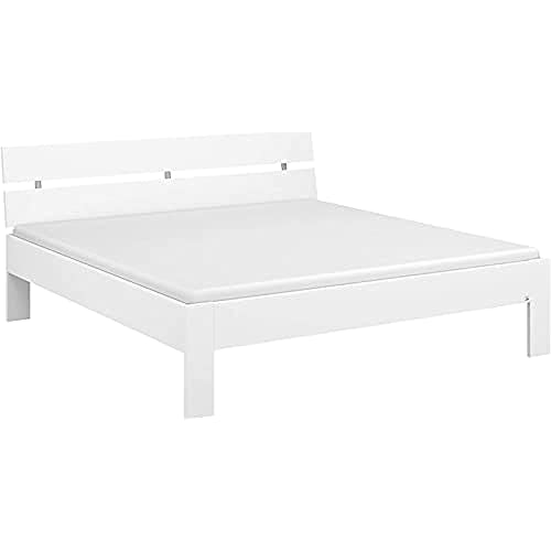 Rauch Möbel Ryba Bett Futonbett in Weiß, Liegefläche 180x200 cm, Gesamtmaße BxHxT 185x88x215 cm