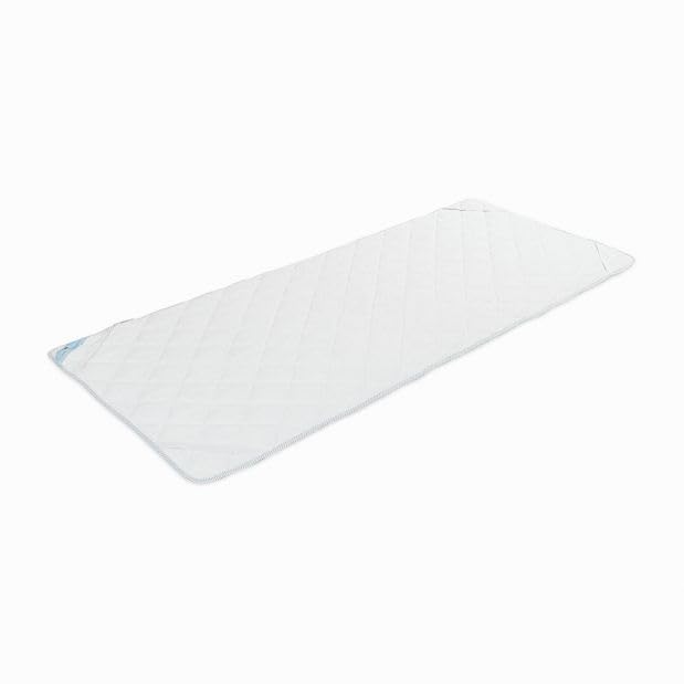 RIBECO Germany Matratzenauflage Top Cool – 2-in-1 ganzjährige Matratzenauflage – Topper mit kühlender Microfaser und wärmender Flanell-Qualität, allergikerfreundlich, Made in Germany (100 x 200 cm)