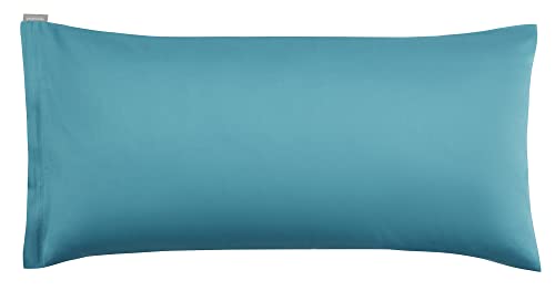 Bassetti Uni Kissenhülle zu Bettwäsche aus 100% Baumwollsatin in der Farbe Agave 1270, Maße: 40x80 cm - 9324574