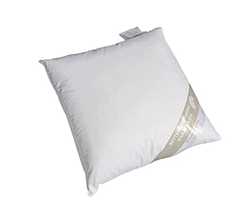 Betten Hofmann Pusta Kopfkissen 40x40 cm Kissen Kleinkissen Kuschelkissen 350 g, prall gefüllt, 30% Daunen, waschbar,