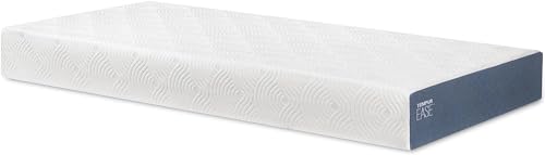 TEMPUR EASE Roll-Matratze 100 x 200 cm - Höhe 18 cm mit Memory Foam, Liegegefühl mittelfest, waschbarer Bezug, Weiß