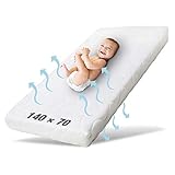 Ehrenkind® Babymatratze Pur | Baby Matratze 70x140 | Kindermatratze 70x140 aus hochwertigem Schaum und Hygienebezug
