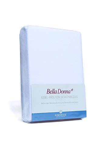 Formesse Bella Donna Edel-Molton Spannbetttuch Weiss 90x190 - 100x220