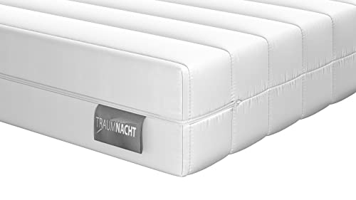 Traumnacht Easy Comfort Rollmatratze Öko-Tex zertifiziert, Härtegrad 2 (weich), 90 x 200 cm, Höhe 13 cm, produziert nach deutschem Qualitätsstandard