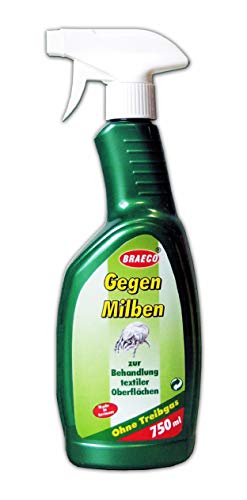 GEGEN MILBEN 750ml Milbenspray Milbenabwehr Textilspray Matratzen Spray Anti 04