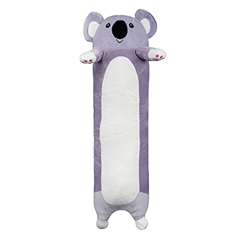 FakeFace Lange Süße Plüschtier Koala Kissen Kuscheltier Schlafkissen Wurfkissen Super weiche Stofftier Spielzeug Sofakissen Seitenschläferkissen Zimmer Deko 70cm