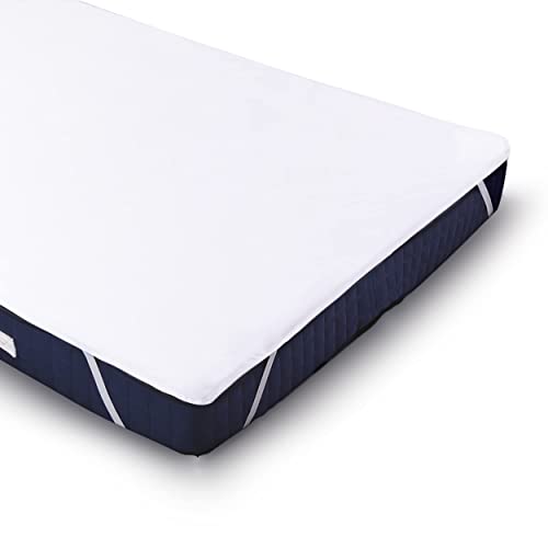 Lotusein Wasserdichter Matratzenschoner 120x200 - Hygienischer Atmungsaktive Matratzenauflage, Matratzenschutz ohne Knistern, Anti Milben Matratzen Topper (Oeko-TEX® Standard 100)