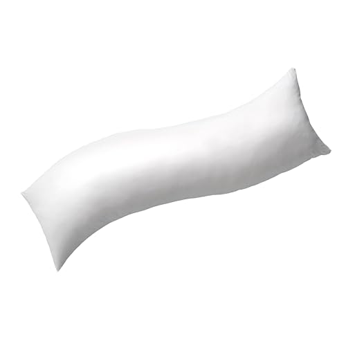 Billerbeck Seitenschläferkissen Sinus - für die Schwangerschaft in weiß - 30 x 130 cm - Stillkissen