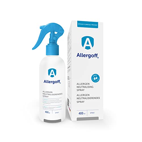 Allergoff Milben-Spray - Das effektivste Milbenspray für Matratzen, Polster & Bett - Bekämpfung von Milben - Für Allergiker - Gegen Allergene von Tieren, Schimmel-Pilze, Pollen