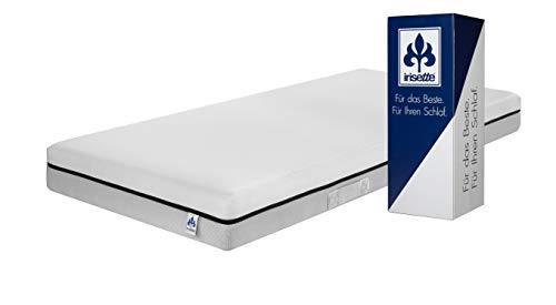 Irisette Smart 2 in 1 Duo 7-Zonen Kaltschaummatratze, Stiftung Warentest Testurteil 1,9 (Ausgabe 02/2024) Duo Härtegrad H3 und H4, 100 x 200 cm, Öko-Tex zertifiziert