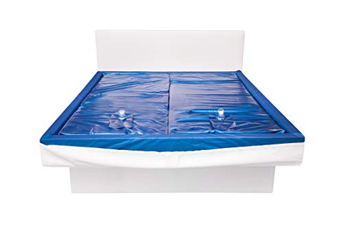 Aqua Sense 2X Wasserkern inkl. Liner/Schutzfolie + 2X cond. - ersatzset für Wasserbett/Wasserbettmatratze Größe - 200 x 220 cm Dual - Softside: Innen keilförmig 20-23 cm - Beruhigung 100%