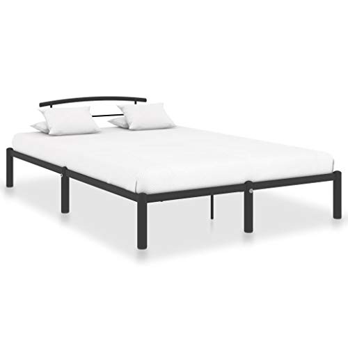 Annlera Bettgestell 210x170x63cm Schwarz Metall Schrankbett Boxspringbett Jugendbett Vielseitige Tagesbett Aus Metal Bed Polsterbett Bodenbett Schlafzimmerbett Sofa Im Wohnzimmer Hochbett