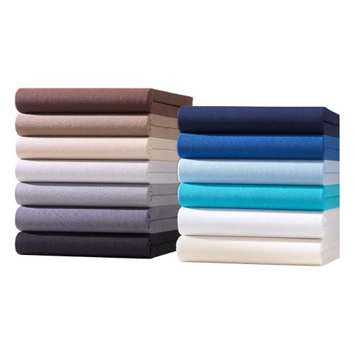 Hometex Premium Textiles Exclusive Spannbettlaken Spannbetttuch bis 25 cm Steghöhe | Bettlaken 100% Baumwolle | 160 g/m² | ÖKO-TEX Standard |(120-130x200 cm | Steghöhe bis zu 25 cm, Weiß)