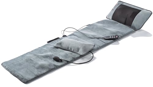 Orbisana Modell 40552957-1 | Massagematte mit Lendenkissen - Shiatsu Matte & Heizkissen Rücken für Ganzkörpermassage | 165 x 50 cm