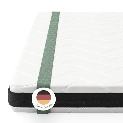 verapur Komfortschaum Topper Fresh KTF800 I 70 x 190 cm I Härtegrad H2 I Matratzen Topper I anpassbar ohne Memoryeffekt I waschbarer Bezug