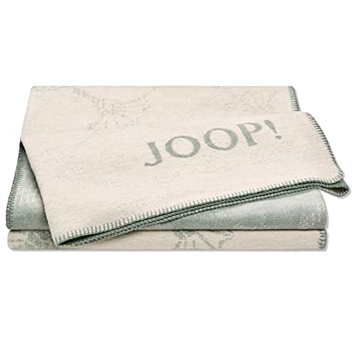 JOOP! Plaid Cornflower Doubleface | Natur-Jade - 150 x 200