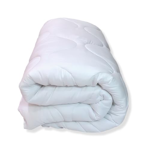Steppdecke Bettdecke Ganzjahresdecke 155x200 cm warm Steppbettdecke Duvet Mikrofaser Weiß