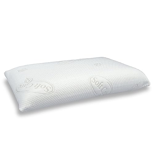 Sabeatex® Orthopädisches Visco-Kopfkissen (80x40x15 cm) - Memory Foam Nackenstützkissen für Rückenschläfer und Seitenschläfer - Ergonomisches Schlafkissen