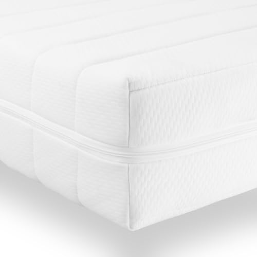 Sleepneo Ergonomische Matratze 120x190 - Kaltschaummatratze - Matratze H3 H2 - Härtegrad anpassbar - 7 Zonen Matratze - Atmungsaktiv, waschbarer Bezug - Matratzen Höhe 15cm