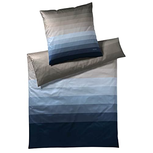 Joop! Bettwäsche Horizon 4100 | 2 midnight glow - 135 x 200, Grau-blau