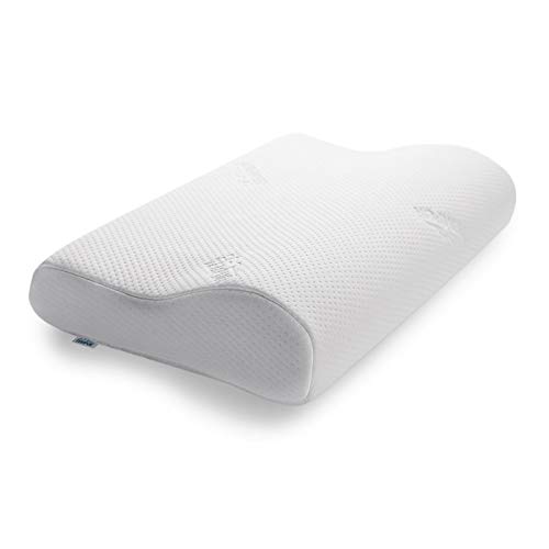 TEMPUR Original Schlafkissen Memory Foam, ergonomisches Nackenstützkissen für Seiten- und Rückenschläfer, Liegefühl fest, M (50 x 31 x 10/7 cm)