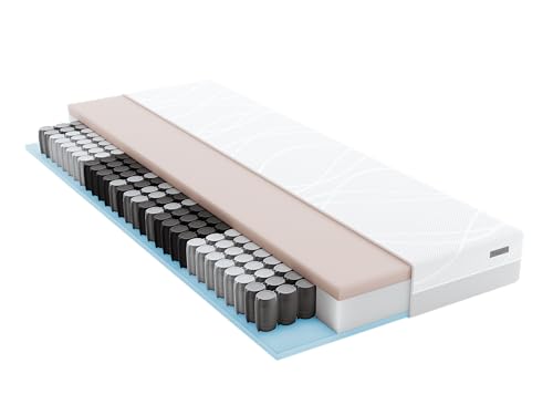 Schlaraffia myNap TFK-Matratze, 100x200cm: Premium-Qualität für hohen Schlafkomfort, 7-Zonen-Komfort, Härtestufe mittel, Taschenfederkern, atmungsaktiv, TÜV Rheinland Qualität, Oeko-TEX Standard 100