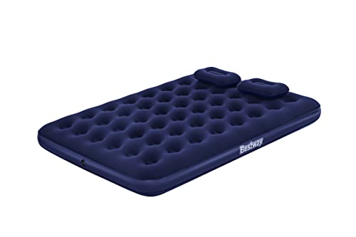 Bestway Luftbett Aerolux mit Handpumpe Double XL/Lo 203 x 152 x 22 cm, Blau