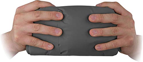 normani Ultrakleine MEGA Kopmpakte Camping-Luftmatratze wasserdichte Isomatte Biwakmatte Schlafmatte mit 520 g - SUPERLEICHT Farbe Anthrazit