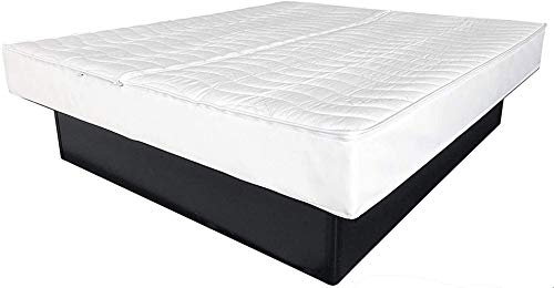 Aqua Sense Premium Tencel Wasserbett Bezug 140x200 Wasserbett Auflage 140 x 200 cm mit Reißverschluss I Wasserbettauflage Wasserbettbezug Wasserbett-Überzug 140/200 Matratzenauflage