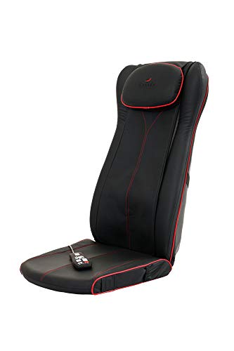 Massageauflage Casada Quattromed V BT - Ganzkörpermassagegerät mit Shiatsu-Klopf-& Rolling-Massage und Wärmefunktion für Rücken, Schultern, Nacken als ergonomische Massage-Sitzauflage