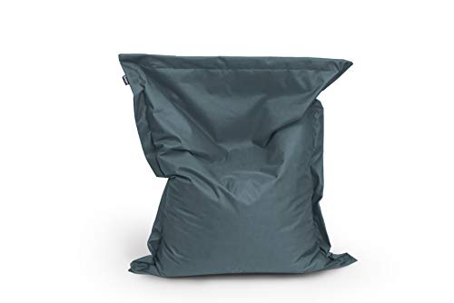 Sitzsack Beanbag rechteckige Bodenkissen 200x140cm 32 Farben Indoor Outdoor Sitzsäcke mit Füllung Riesensitzsack Kindergarten Sitzkissen Schule Bean Bag ca.480L(anthrazit)