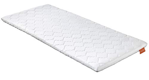sleepling 194357 Komfortschaum Topper | orthopädische Matratzenauflage | Fest & Formstabil | für alle Matratzen und Betten | Made in EU | Ökotex | Waschbar 60 Grad | 80 x 200 x 6 cm, weiß