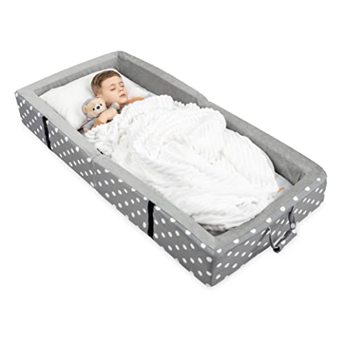Milliard Reisbett mit Matratze und Rausfallschutz, Kinderbett für Baby und Kinder - Kompakt, Faltbar und Praktisch zum Reisen