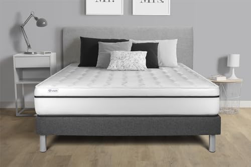 VITAL SPA matratze 180 x 220 cm + Bettgestell mit lattenrost, Härtegrad 4, Rückstellschaum, Höhe : 24 cm
