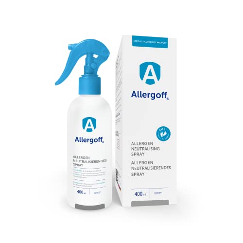 Allergoff Milben-Spray - Das effektivste Milbenspray für Matratzen, Polster & Bett - Bekämpfung von Milben und Allergenen - Für Allergiker - Gegen Allergene von Tieren, Schimmel-Pilze, Pollen