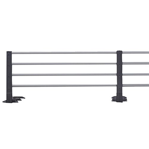 reer 4504.8 - Bettgitter ausziehbar & höhenverstellbar, Farbe: silber , 1er Pack