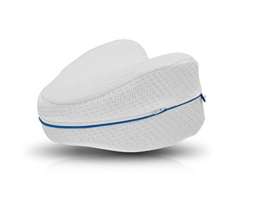 Dreamolino Leg Pillow – ergonomisches Seitenschläferkissen für optimale Unterstützung – Memory Foam Kissen für Seitenschläfer stützt Beine, Knie und Rücken