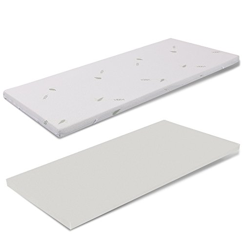 miasuite i sogni italiani Topper aus Memory Foam 110x190 - Höhe 3 cm, Abziehba, Aloe Vera, Medizinprodukt