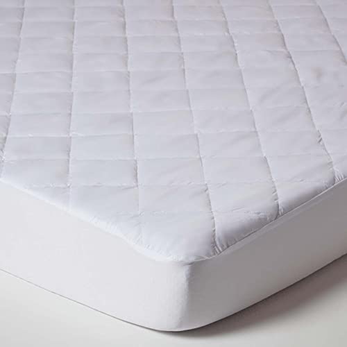 Homescapes Allergiker-Matratzenbezug 90x200 cm, antiallergischer Matratzenschoner mit Spannumrandung, antibakteriell